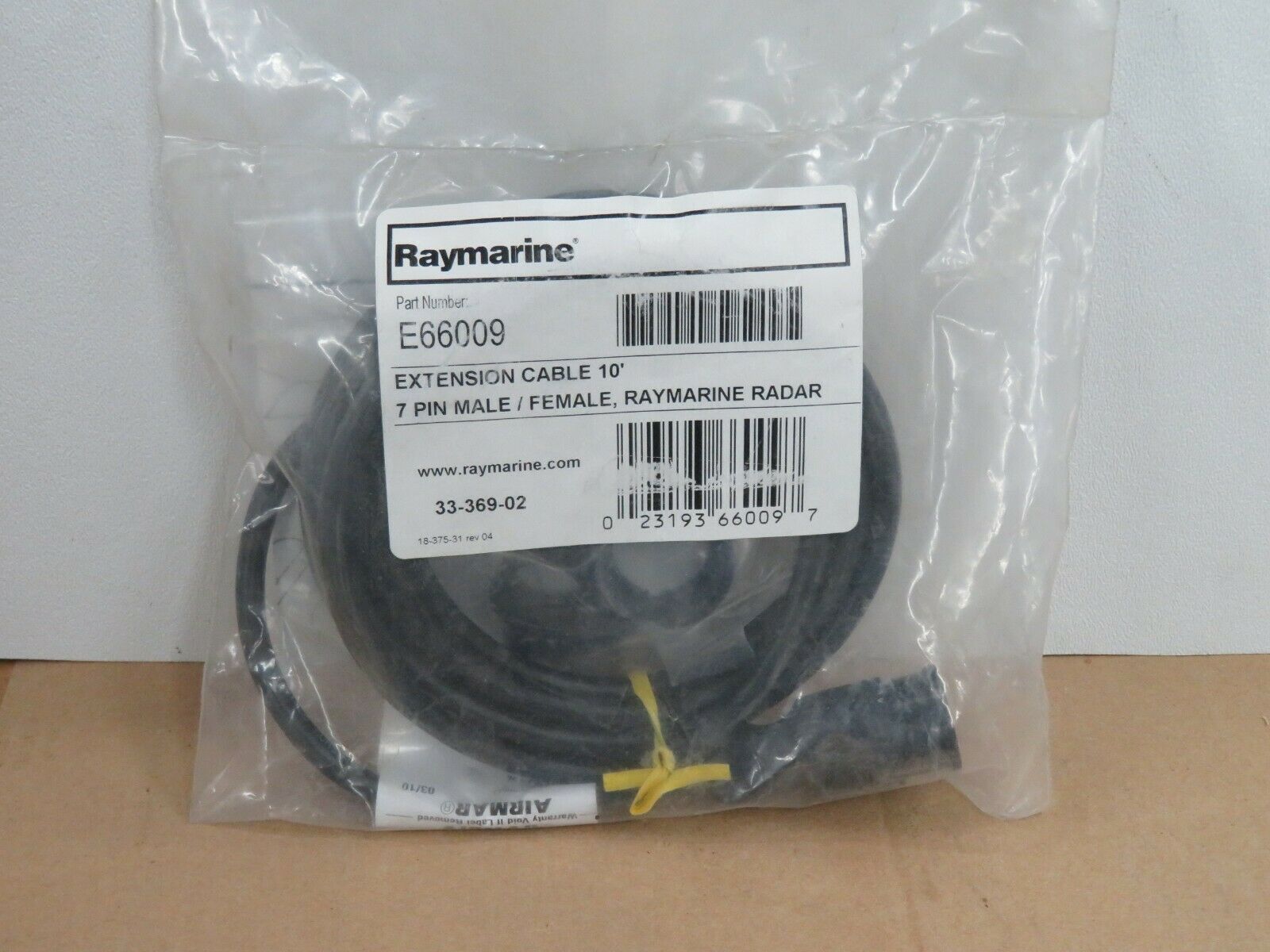New Raymarine Dsm Transducer Extension Cable 3m 7-pin E66009