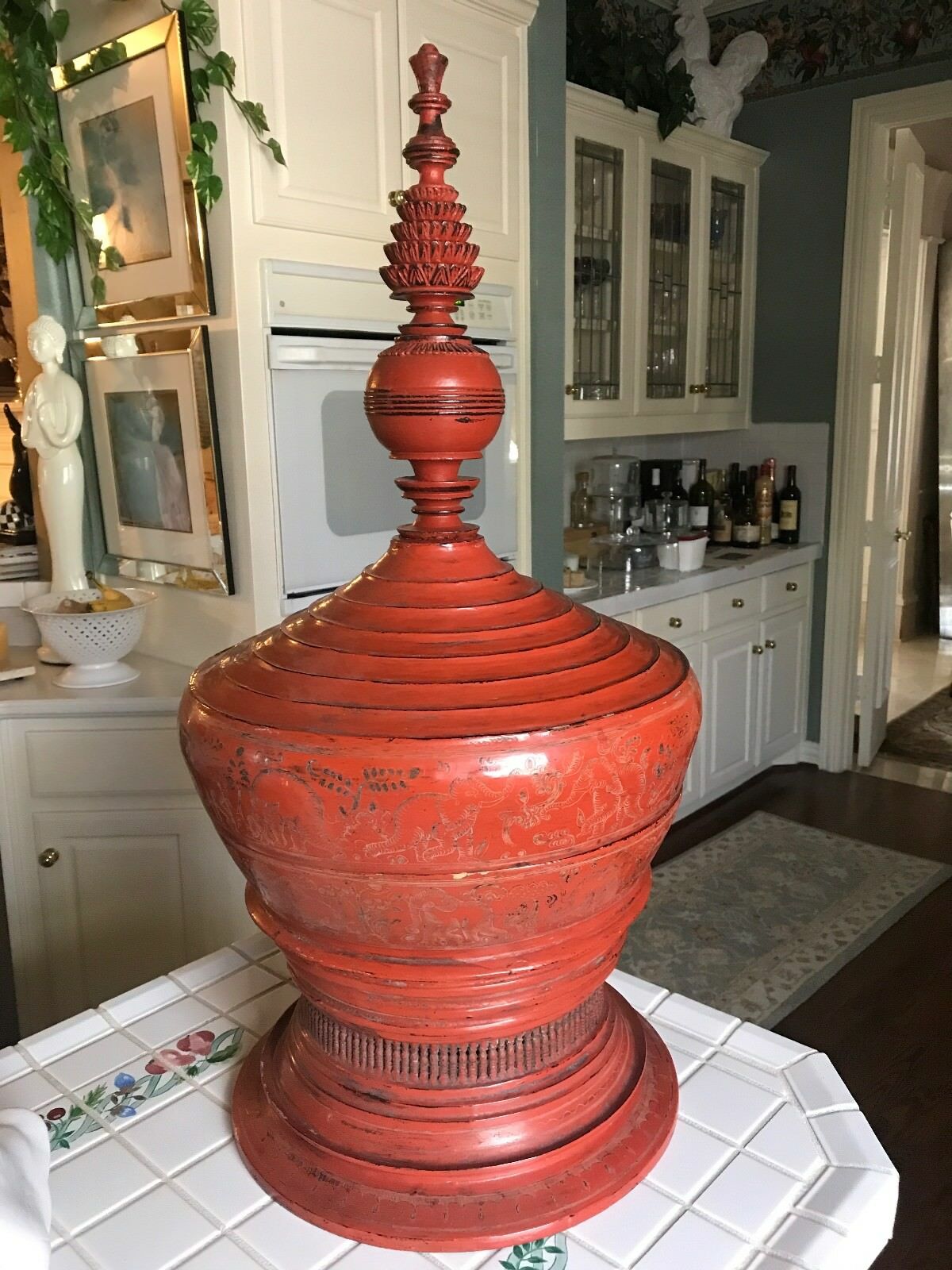 Antique Covered Food Container