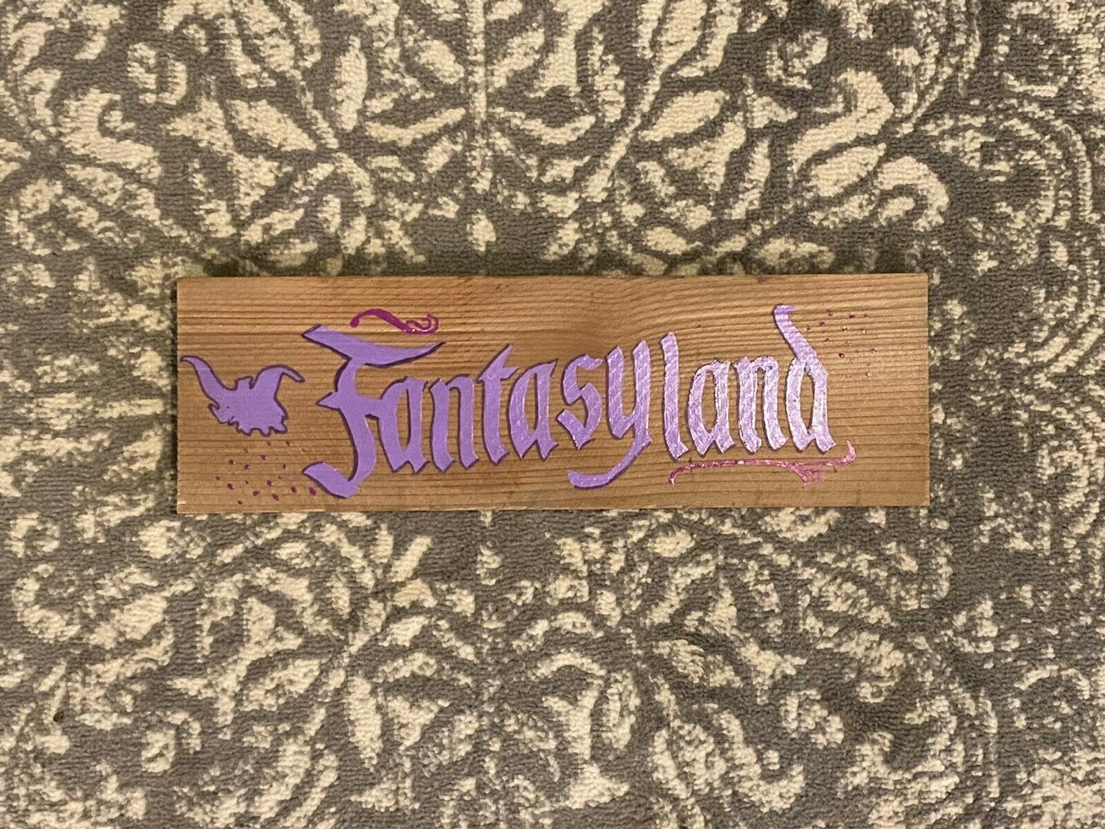 Fantasyland Disneyland Sign, Snow White, Disney Home, Attraction Recreation