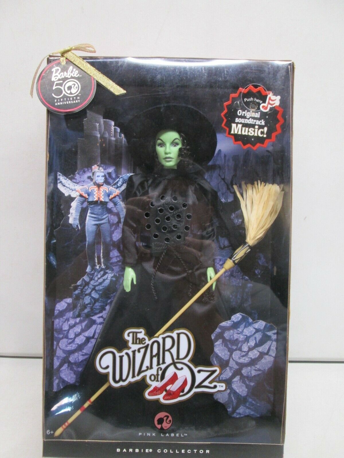 2008 Barbie Pink Label Wizard Of Oz Wicked Witch