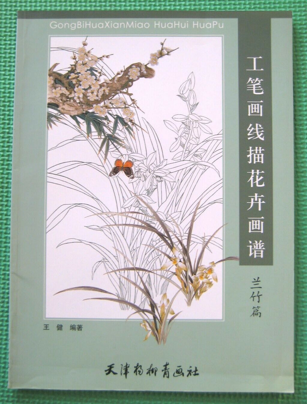 Collection Chinese Painting Book How To Paint Gongbi Line Blossom Orchid&bamboo
