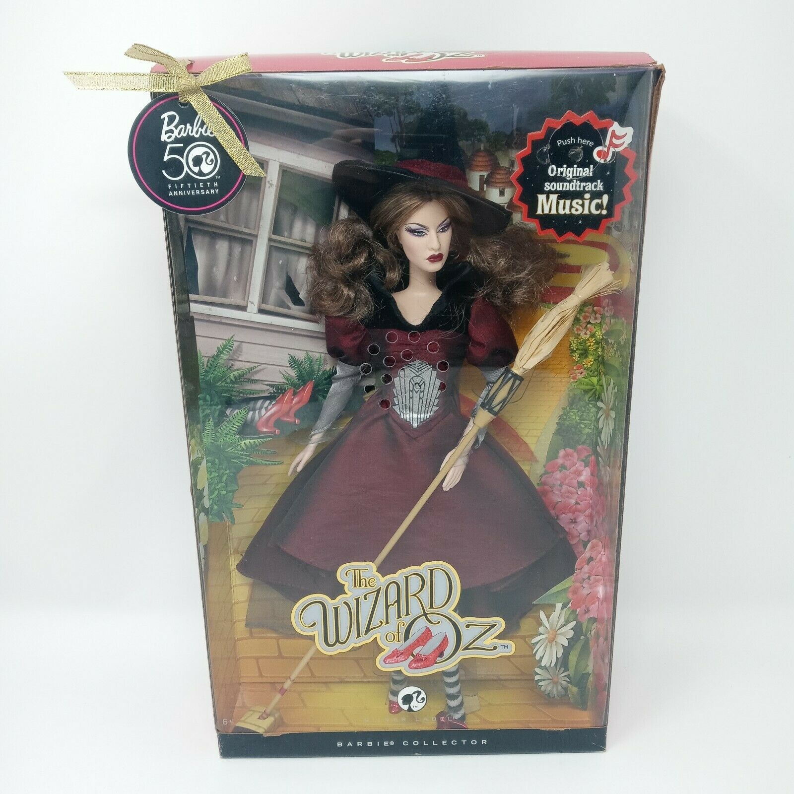 Barbie 50th Edition Wicked Witch Of The East Wizard Of Oz New Nrfb Music Works