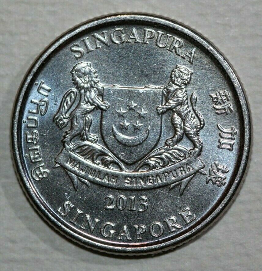 Singapore 2013  20 Cents   21mm-foreign Coin