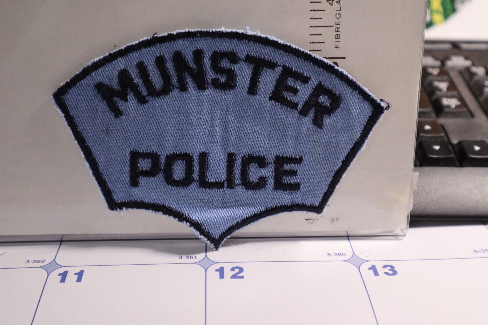 Police Patch   Munster Police Indiana