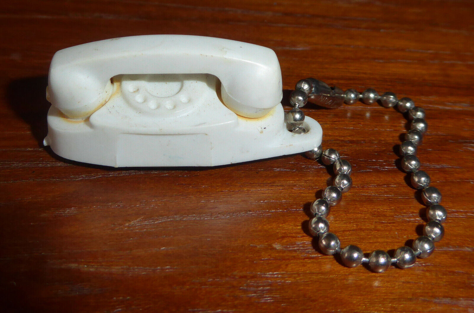 Vintage Princess Phone Keychain - Beige