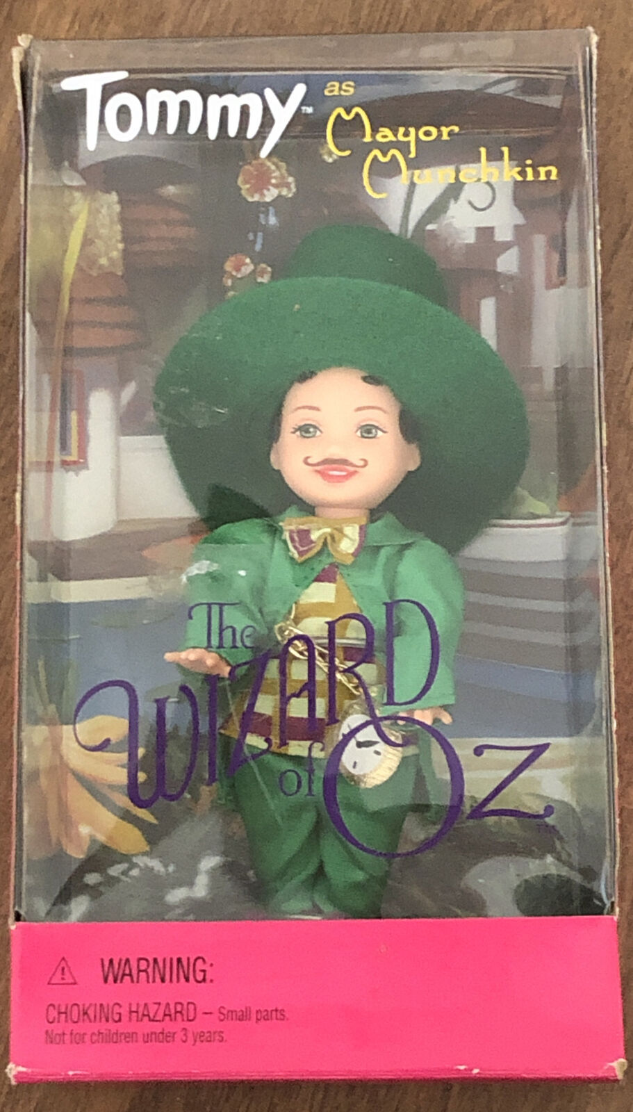 1999 Mattel The Wizard Of Oz Tommy As Mayor Munchkin Doll 5” Brand New