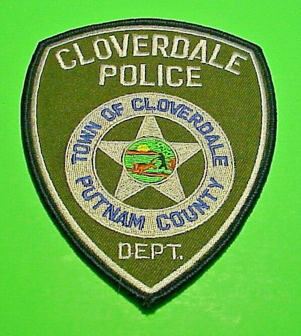 Cloverdale  Indiana  In  Putnam County  Police Patch  5"  Free Shipping!!!