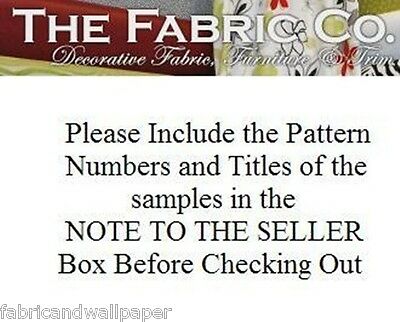 Fabric & Wallpaper Samples $3 Ea See Below For Details