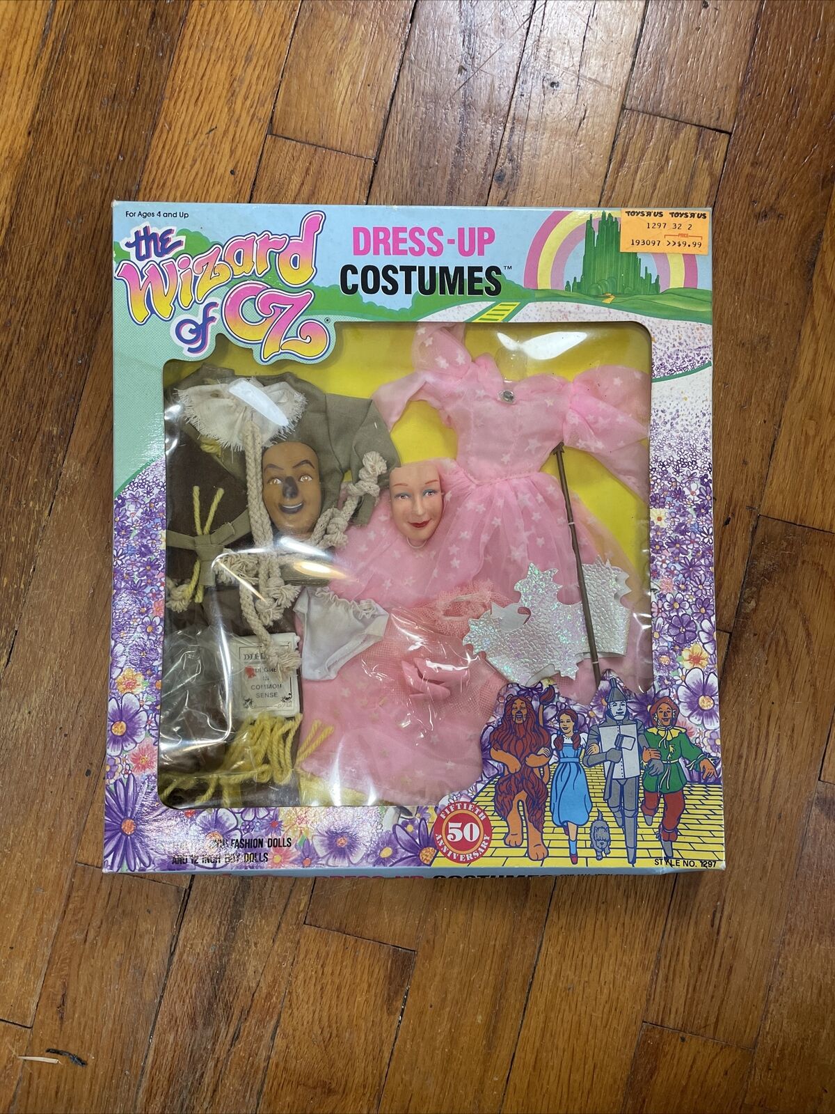 New Wizard Of Oz Dress Up Costumes 50th Anniversary For Barbie 1988  Scarecrow