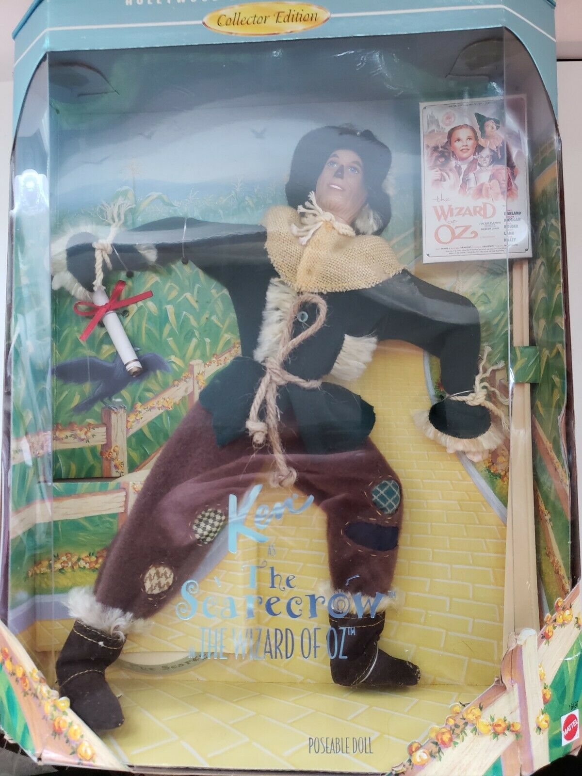 1996 Ken As The Scarecrow In The Wizard Of Oz Hollywood Legends Collection Nib