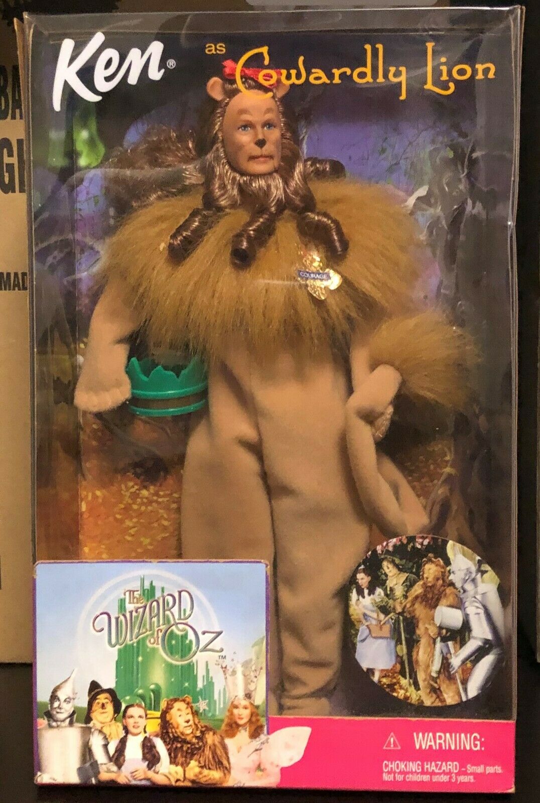 Mattel 1999 Ken As Cowardly Lion The Wizard Of Oz #25814 Nrfb