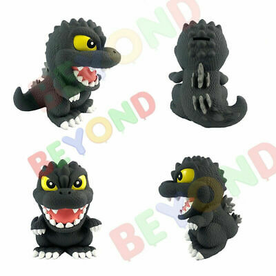 Cute Godzilla Pvc Bust Coin Bank 3d Toy Figure Piggy Bank Coin Collector