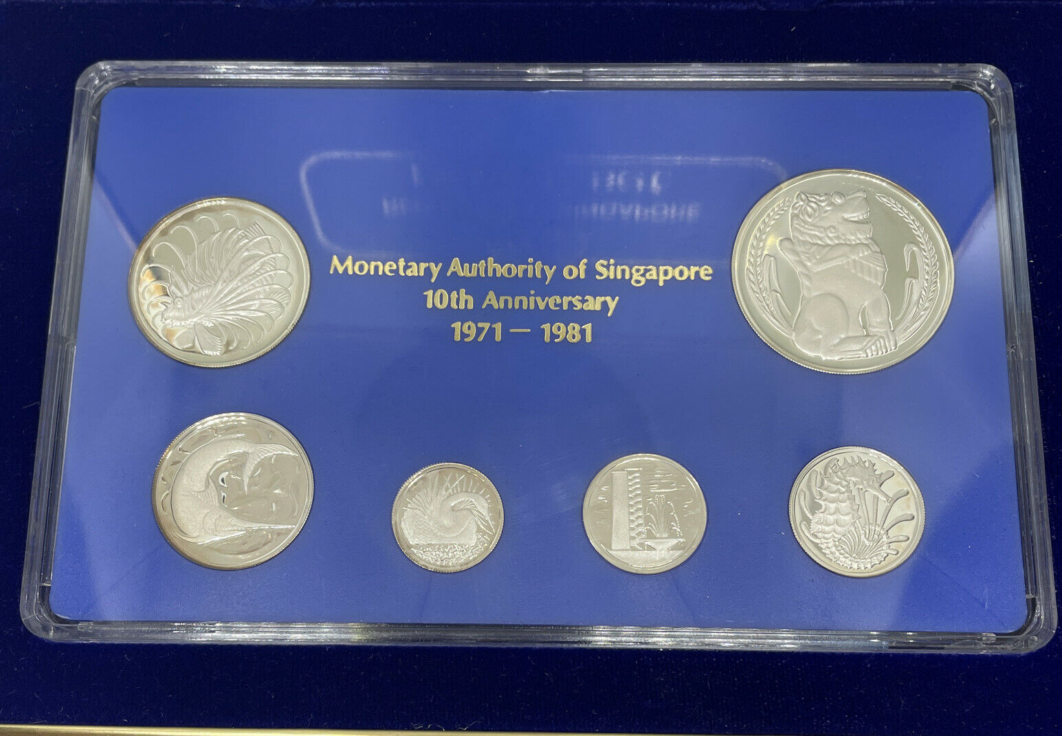 Singapore 1981 10th Anniversary Silver Proof Set