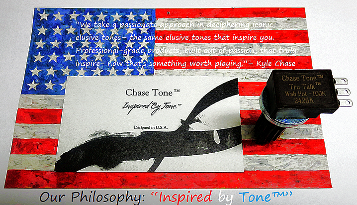 Chase Tone™ Tru Talk™ 100k Professional-grade Wah Potentiometer