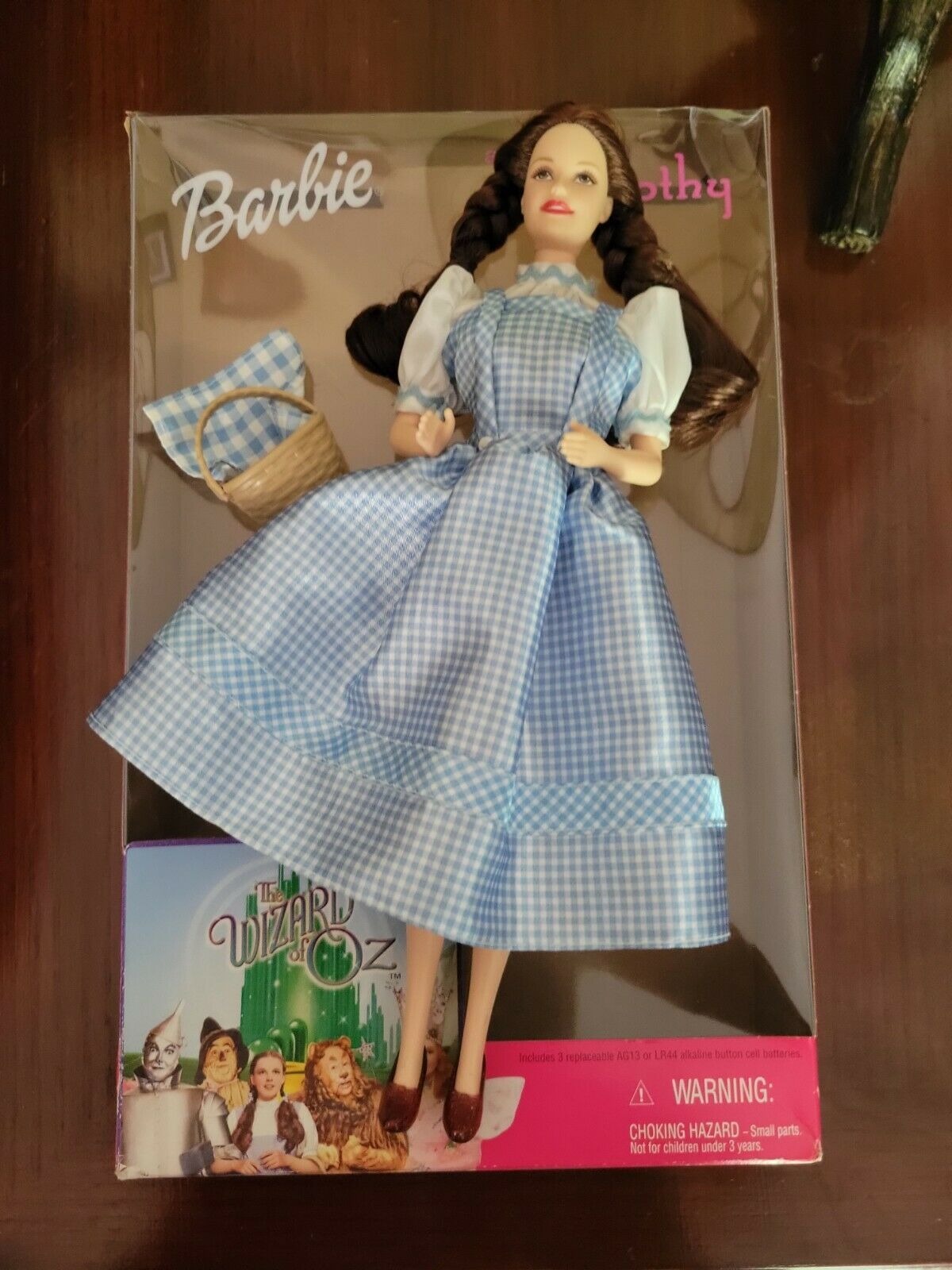 1999 Mattel Barbie The Wizard Of Oz Dorothy W/ Original Box Talks Ruby Slippers