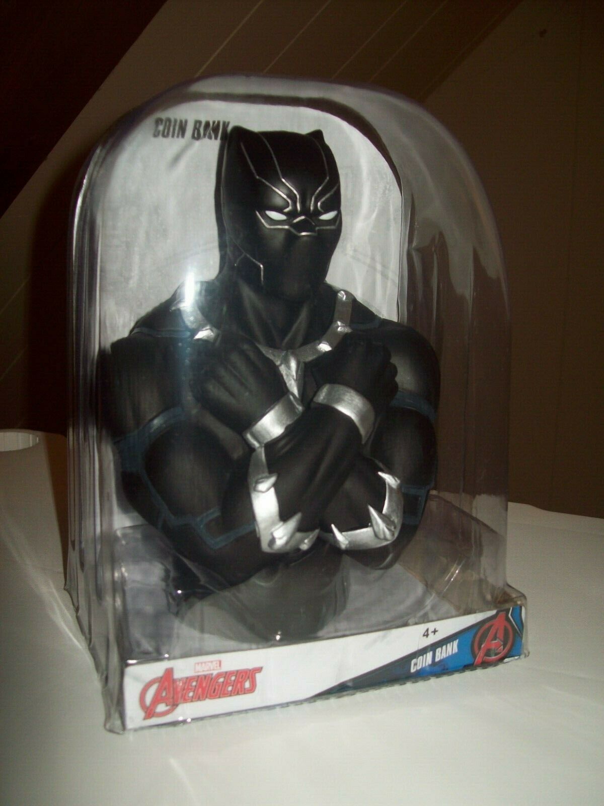 Marvel 6 Inch Black Panther Bust Coin Bank