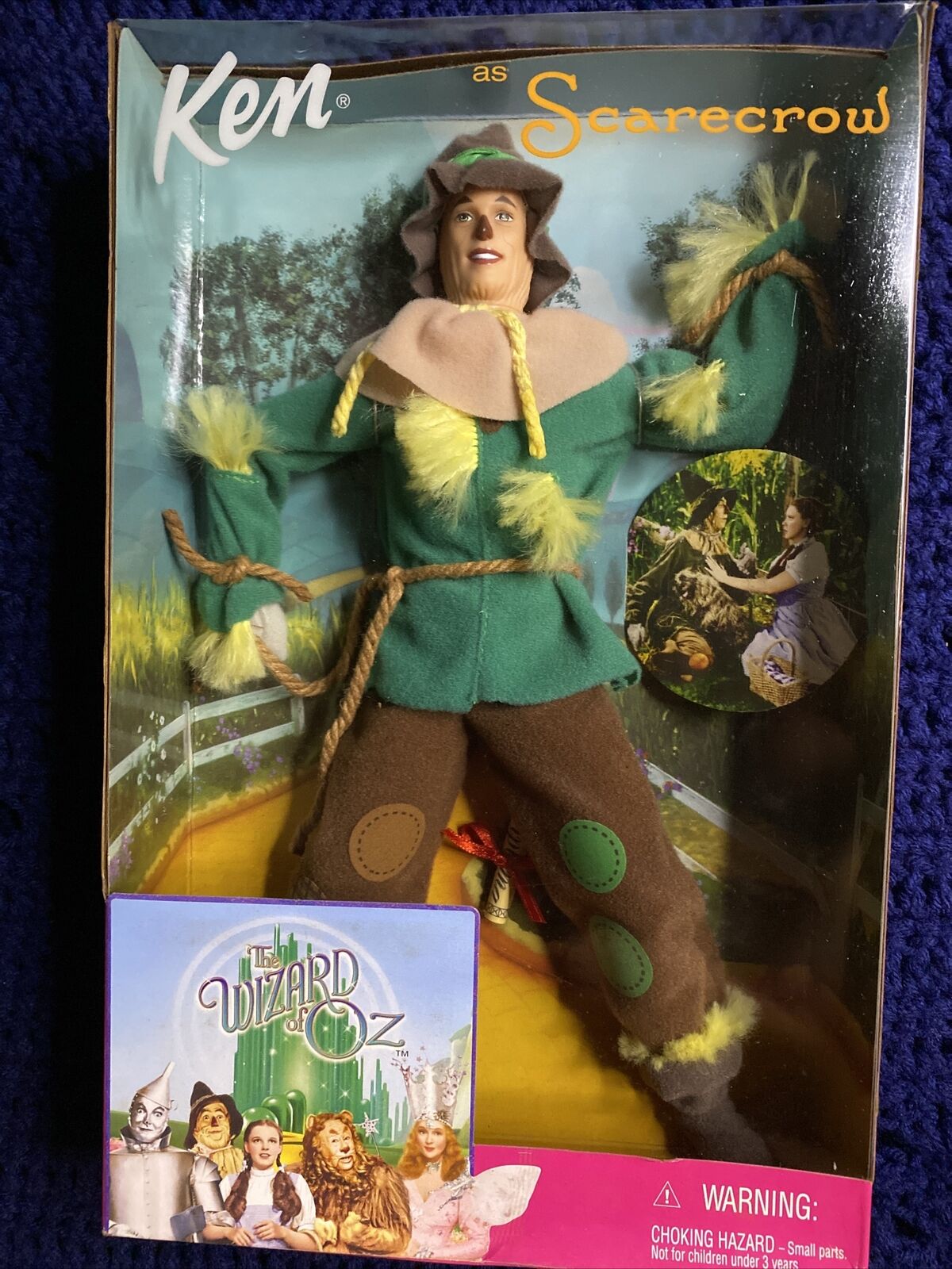 Ken As Scarecrow The Wizard Of Oz (1999) #25816 Nrfb