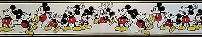 Mickey Mouse Acting Figures Wallpaper Border